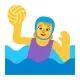 Woman Playing Water Polo Flat