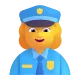 Woman Police Officer Color