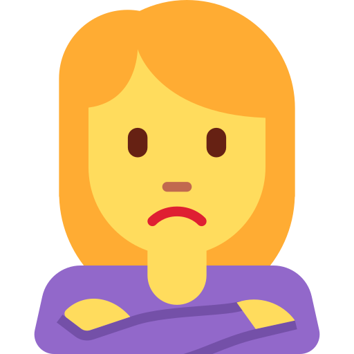Woman Pouting