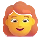Woman: Red Hair Color