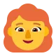 Woman: Red Hair Flat