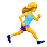 Woman Running Facing Right
