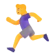 Woman Running Color