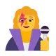 Woman Singer Flat