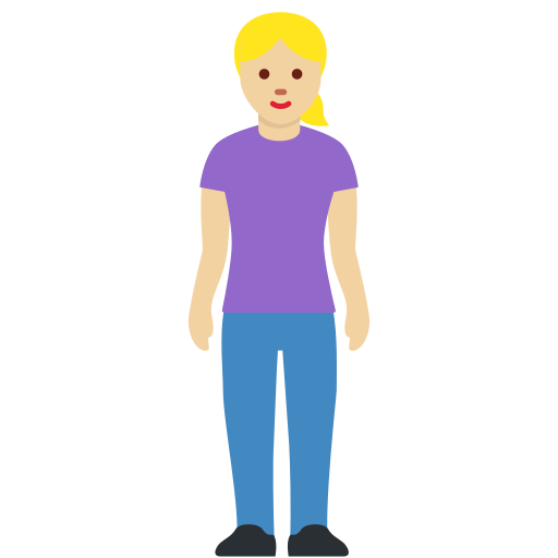 Woman Standing Medium Light Skin Tone