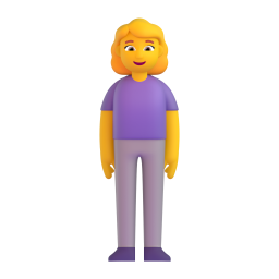 Woman Standing 3D