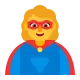 Woman Superhero Flat