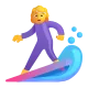 Woman Surfing Color
