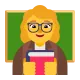 Woman Teacher Flat