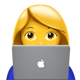 Woman Technologist Apple Emoji