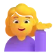 Woman Tipping Hand Color