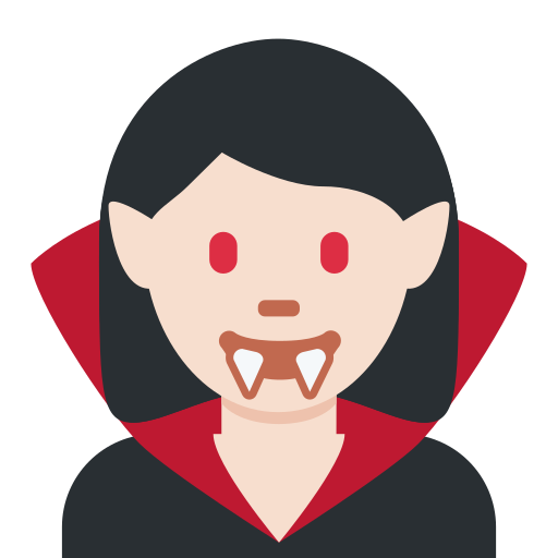 Woman Vampire Light Skin Tone