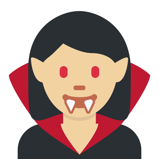Woman Vampire Medium Light Skin Tone