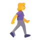 Woman Walking Facing Right Color