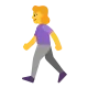 Woman Walking Flat