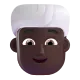 woman wearing turban: dark skin tone Color