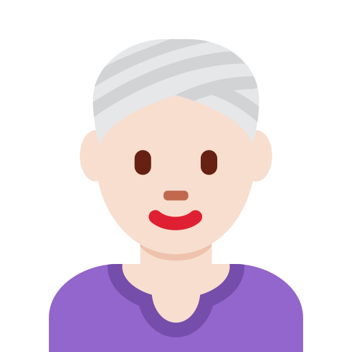 woman wearing turban: light skin tone