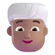 woman wearing turban: medium skin tone Color