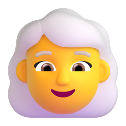 Woman: White Hair 3D