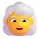 Woman: White Hair Color