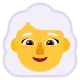 Woman: White Hair Flat