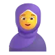 Woman with Headscarf Color
