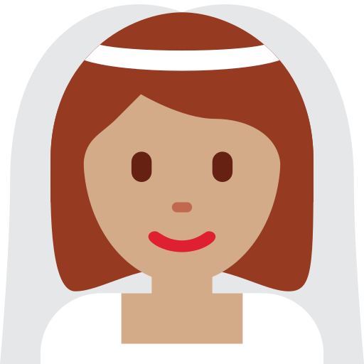 Woman With Veil Medium Skin Tone