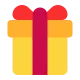Wrapped Present Flat