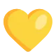 Yellow Heart Flat