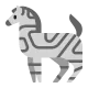Zebra Face Flat