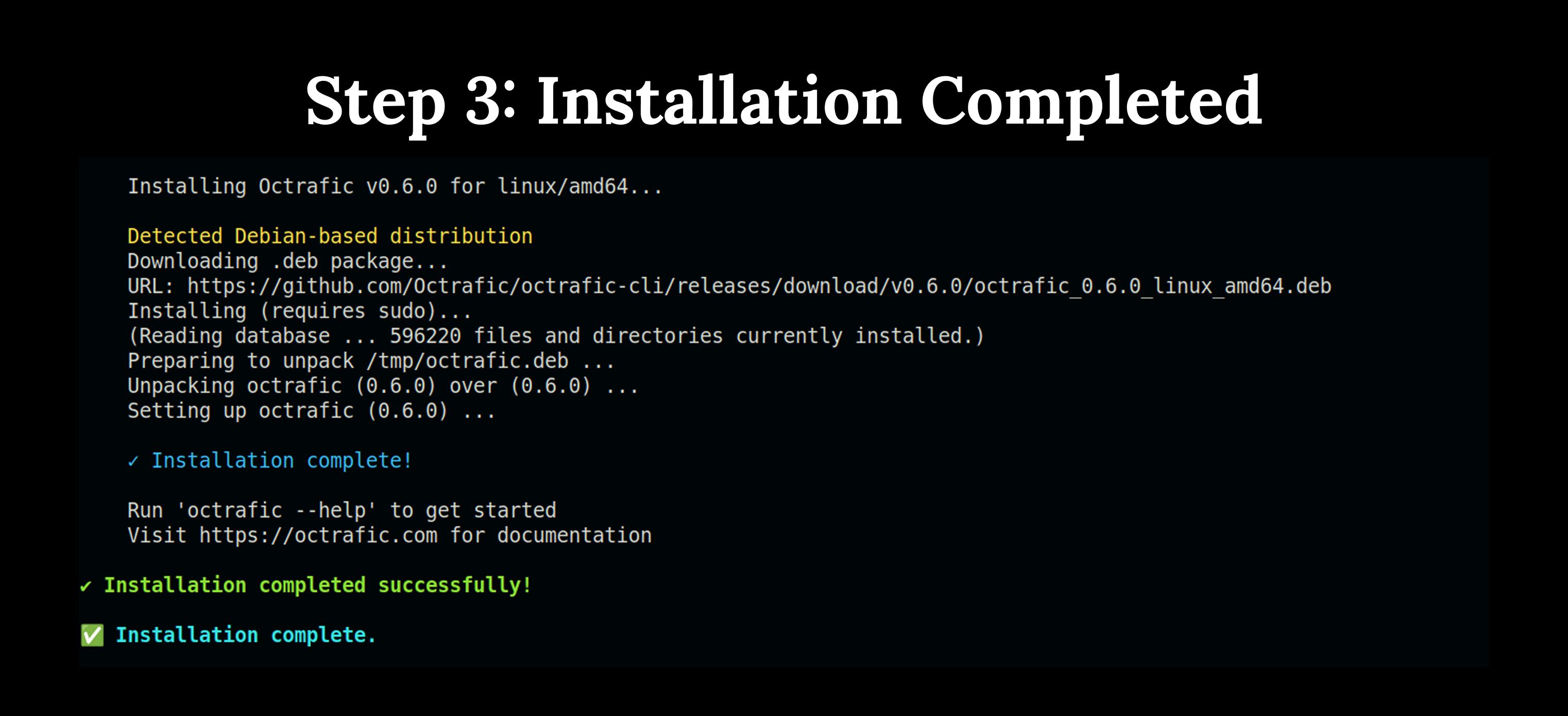 Installation Step 3