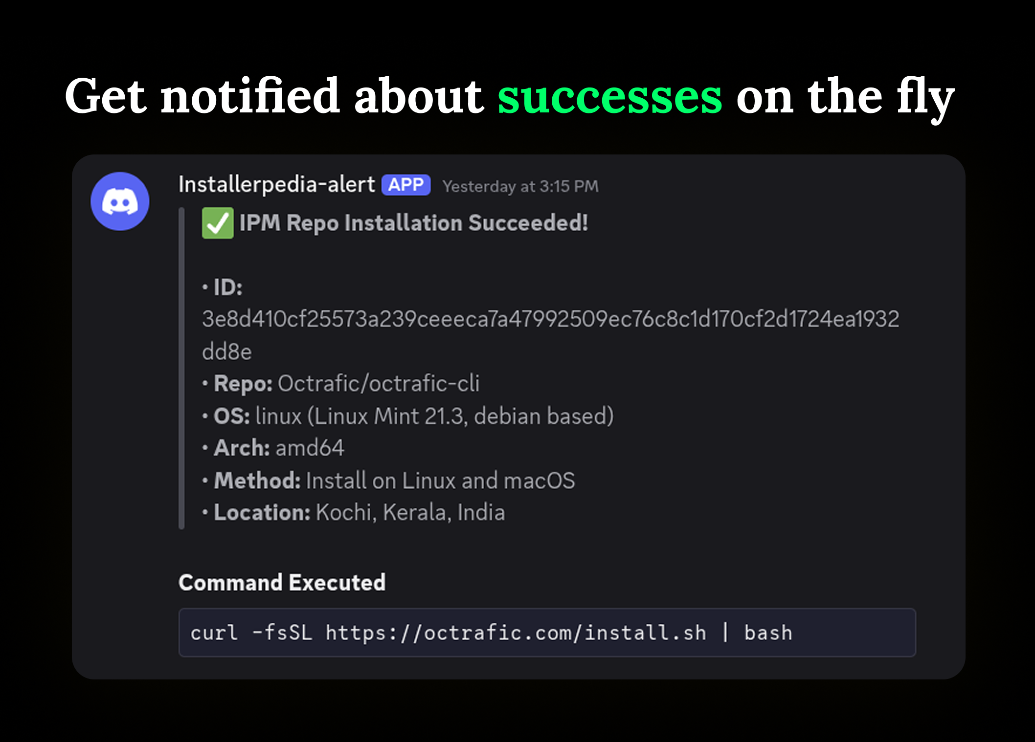 Installation Step 1