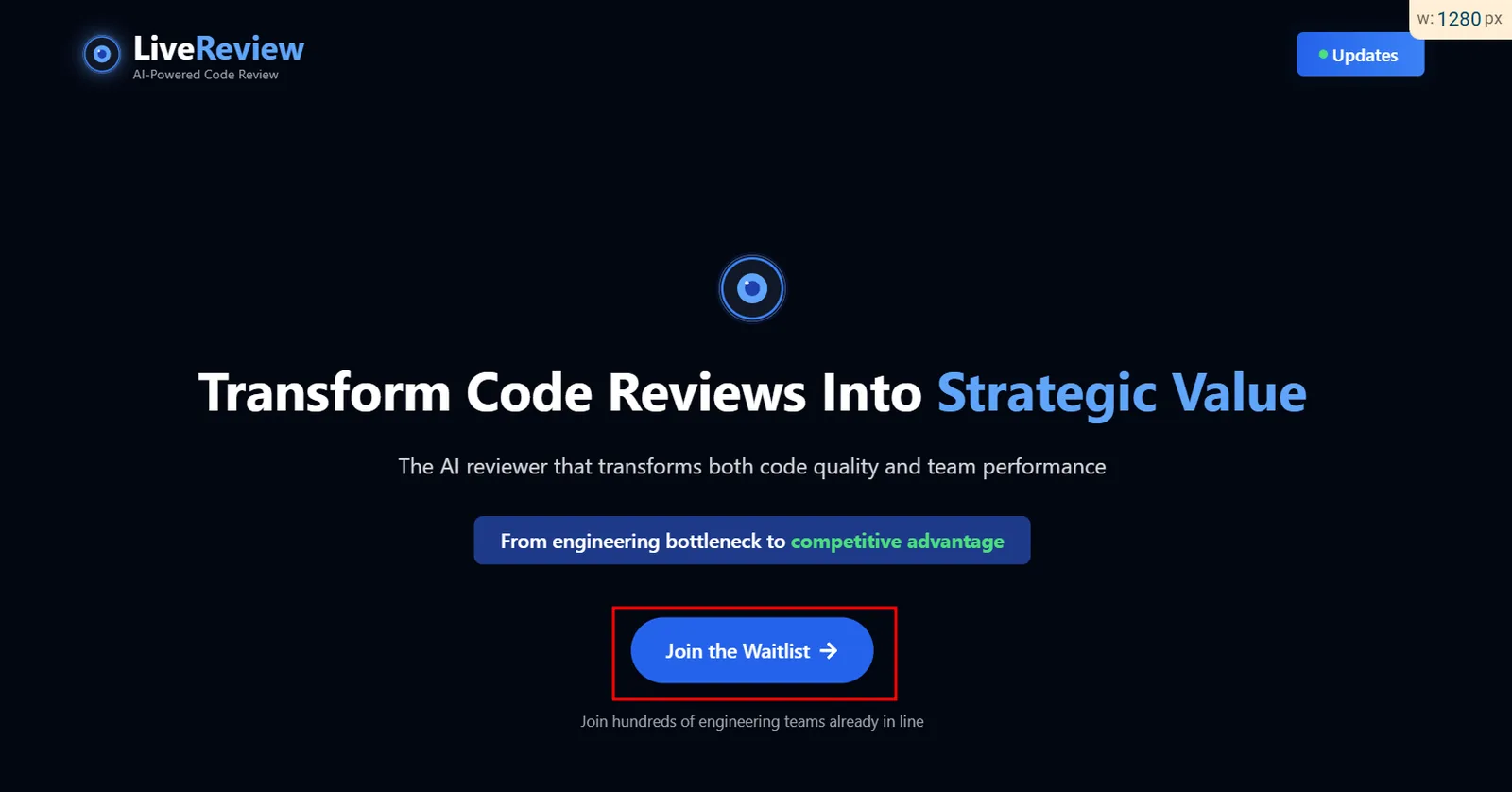 Getting Immediate Early Access to LiveReview