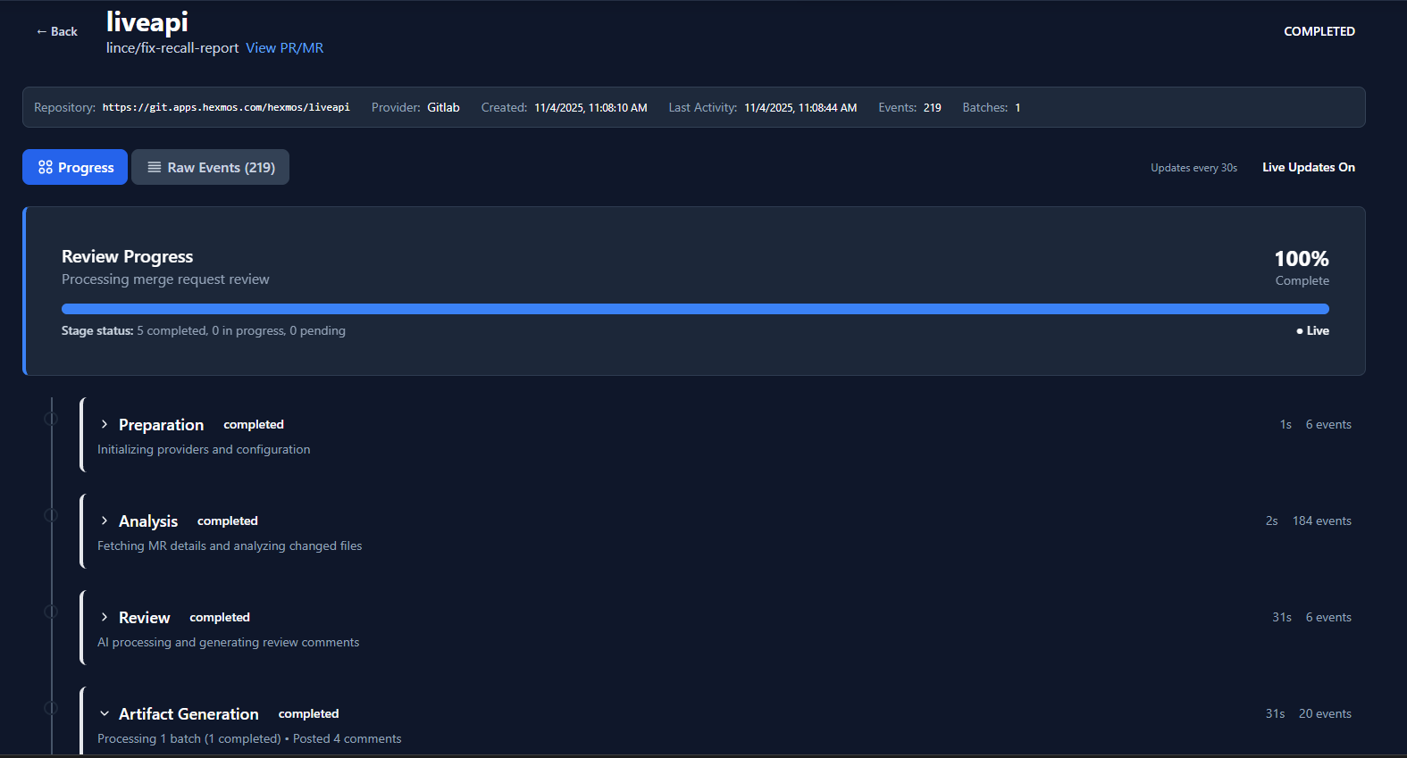 Look Under the Hood with Detailed Progress Tracking