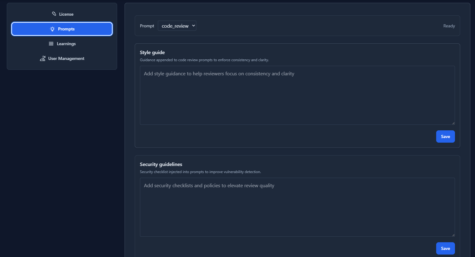 Customize Review Prompts to Fit Your Team
